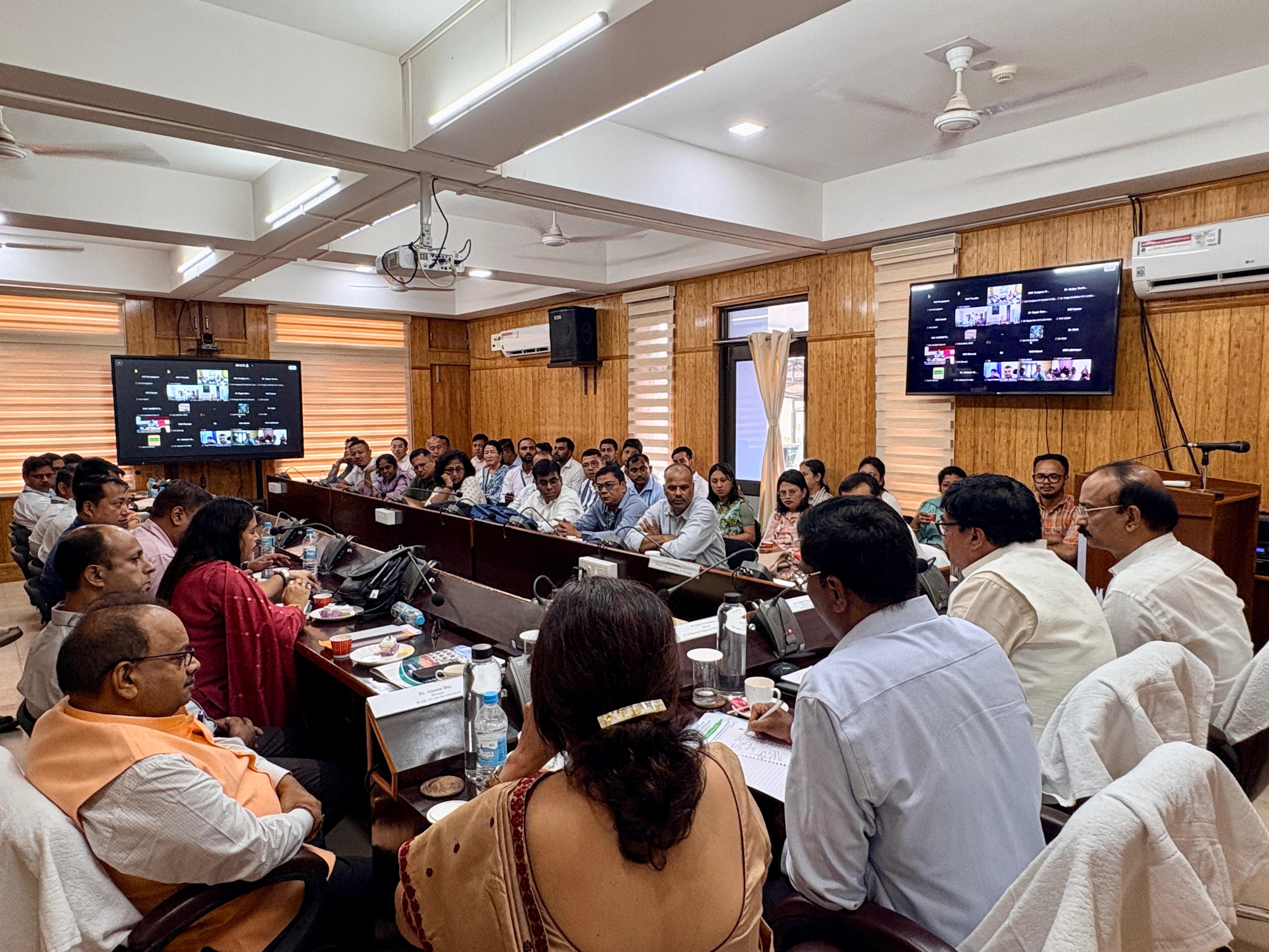 Visit of Dr. Rajbir Singh, Hon'ble Deputy Director General (Agricultural Extension), ICAR, New Delhi, to ICAR-ATARI, Zone-VII, Umiam, on 11th September 2026, for attending the Interactive Workshop with KVKs on of Zone - VI and Zone - VII "Transforming KVKs from Institutional Efficiency to Last Mile Impact."
